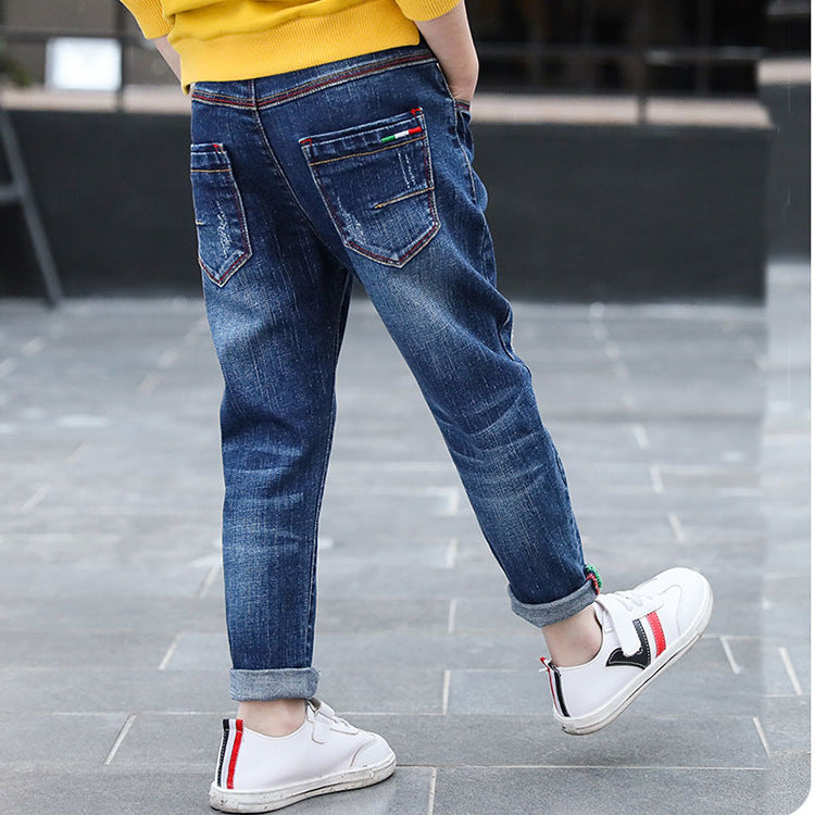 Boys' denim trousers, new style,-Get You Some Sun
