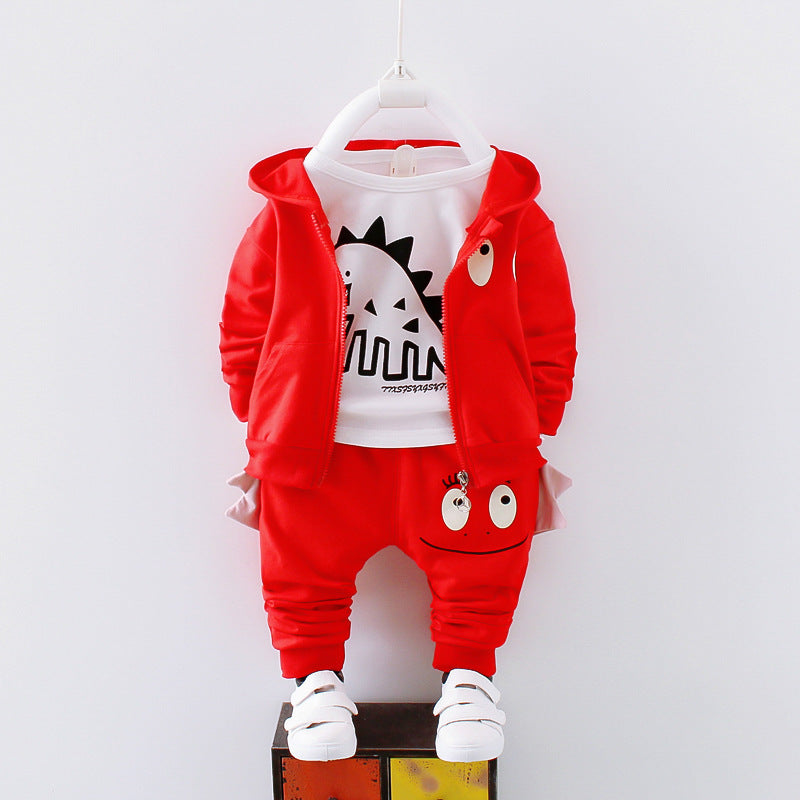 Cotton Children's Clothing Boys Dino Set-Get You Some Sun