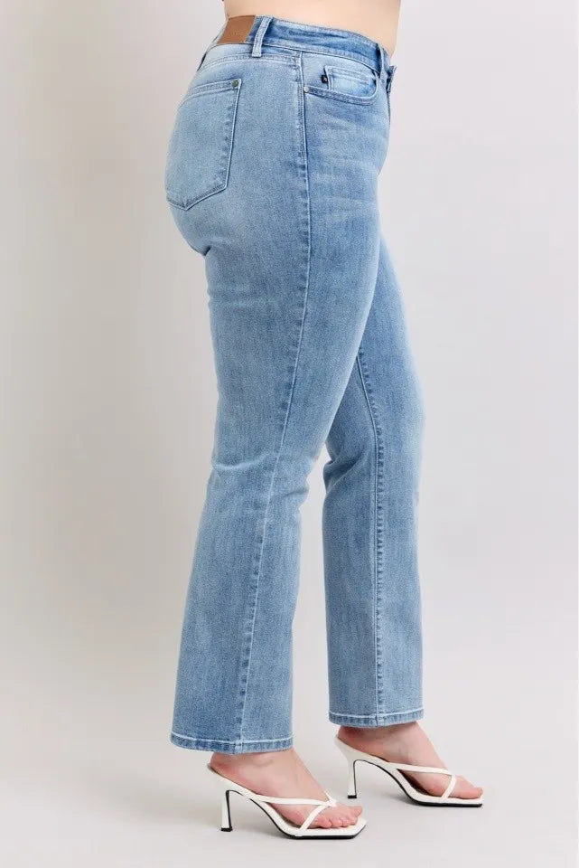 Judy Blue Plus Size High Waist Dad Jeans-Get You Some Sun