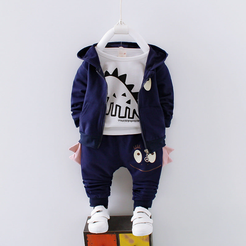 Cotton Children's Clothing Boys Dino Set-Get You Some Sun