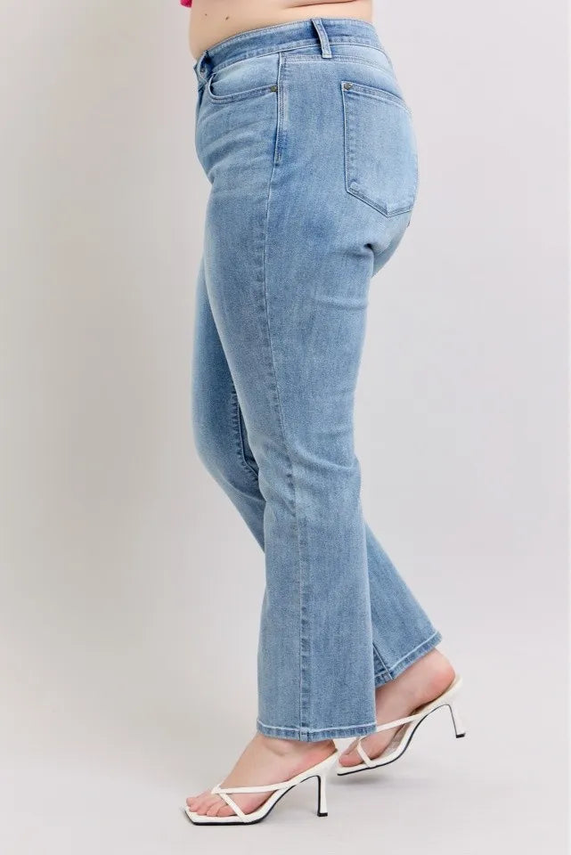 Judy Blue Plus Size High Waist Dad Jeans-Get You Some Sun
