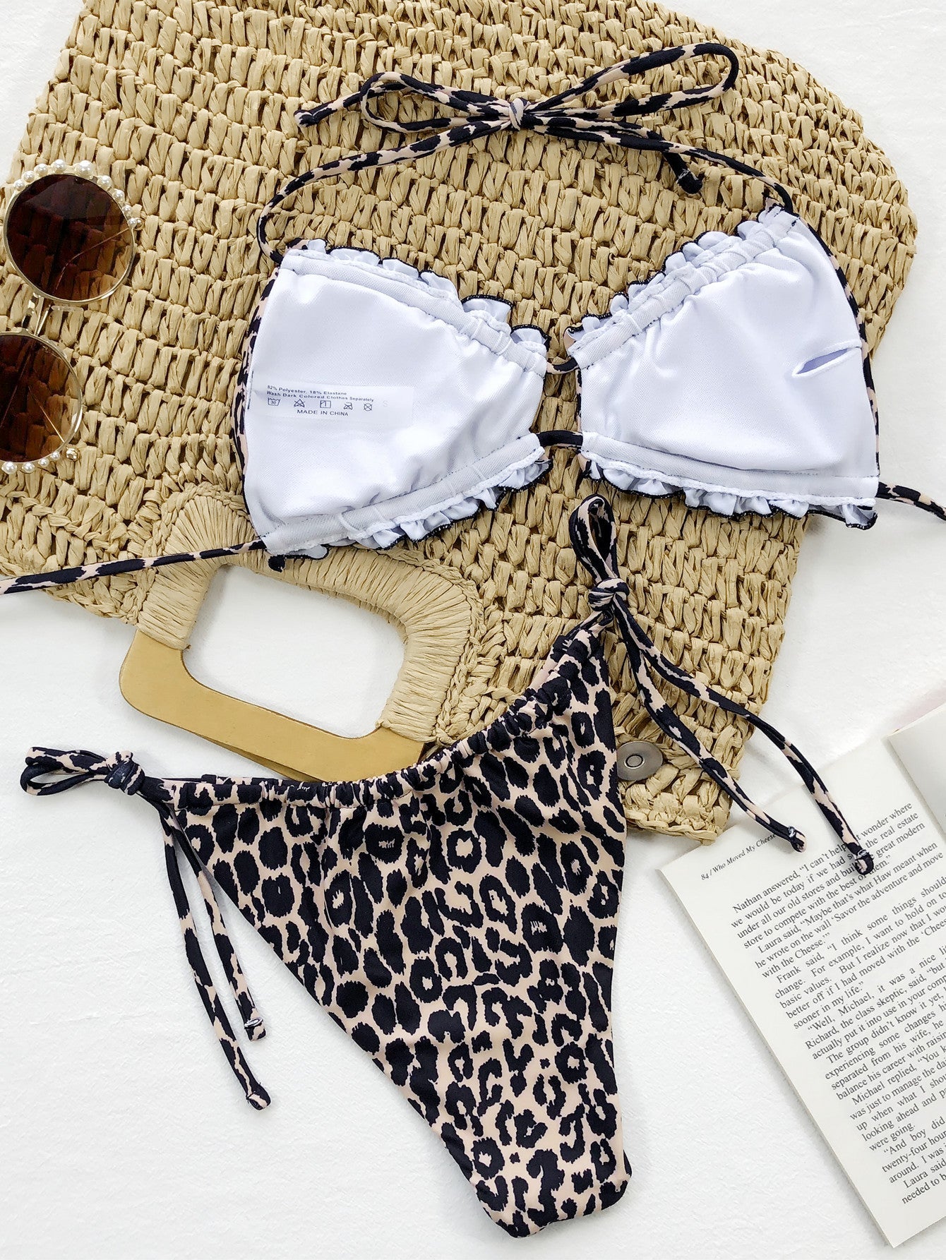 Frill Trill Halter Neck Bikini Set-Get You Some Sun