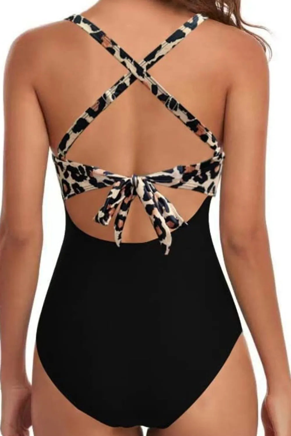 Tied Crisscross Cutout One-Piece Swimwear-Get You Some Sun