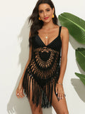 Crochet Fringe Beach Cover Up-Get You Some Sun