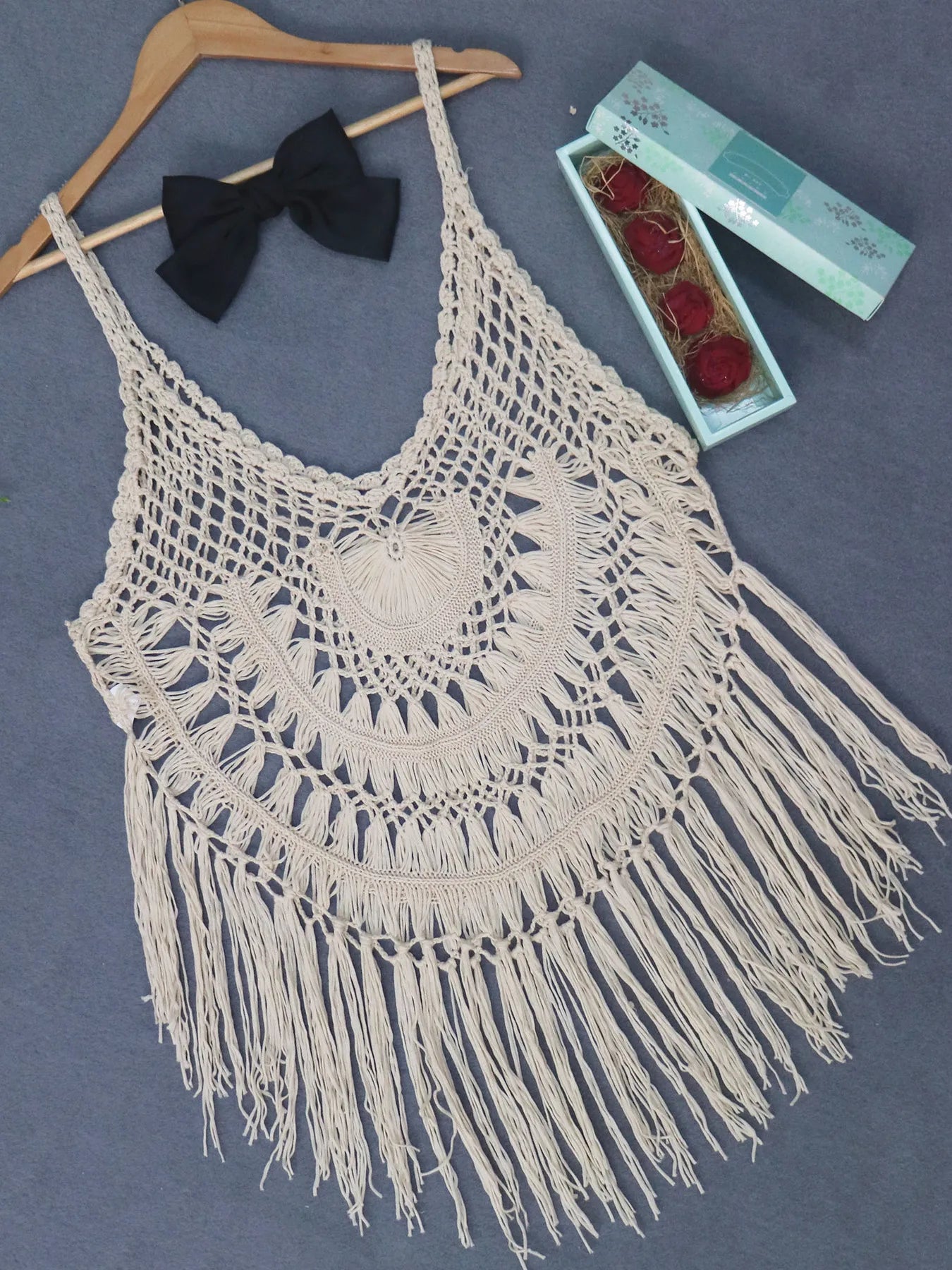 Crochet Fringe Beach Cover Up-Get You Some Sun