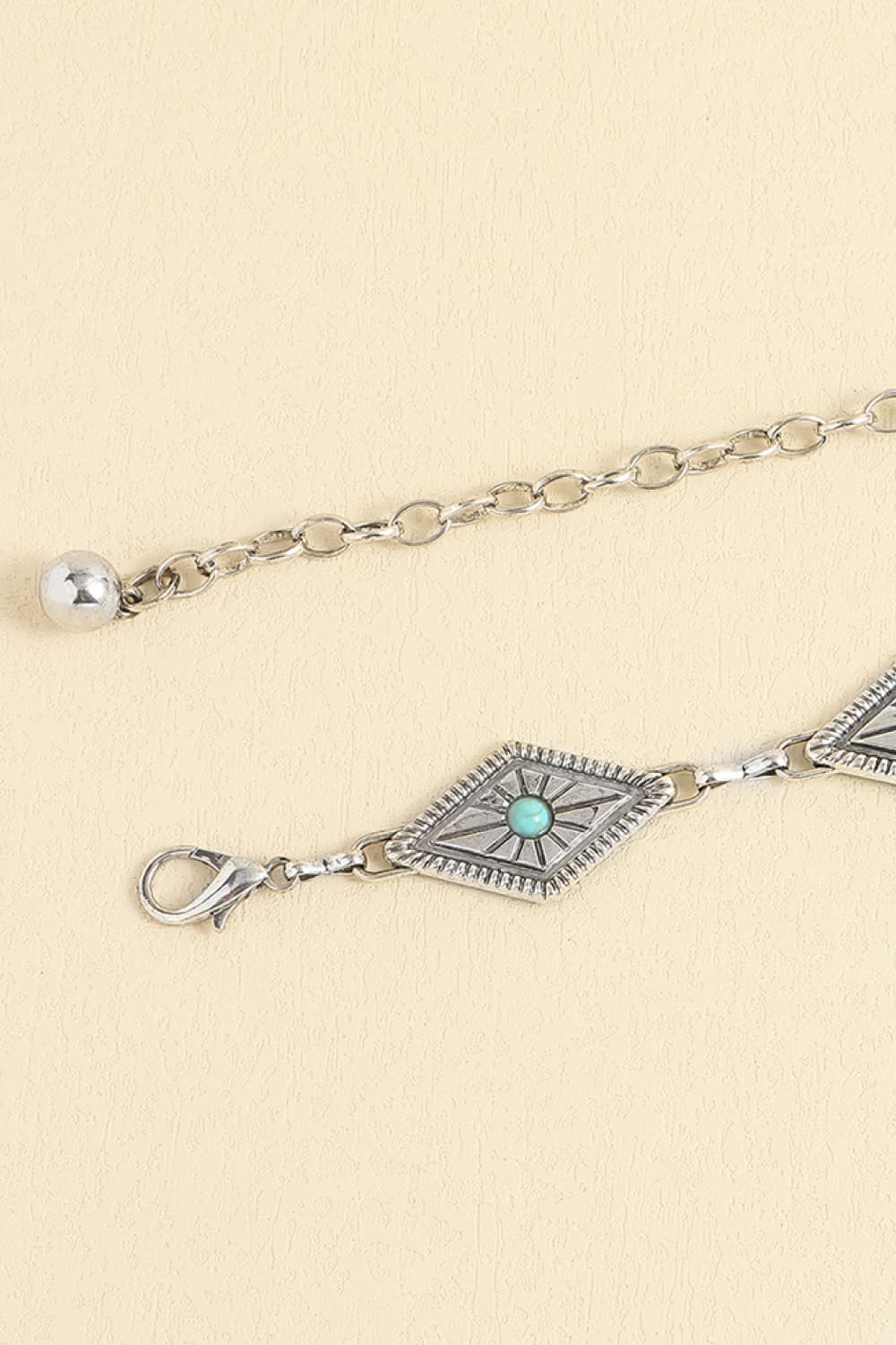 Vintage Turquoise Alloy Belt-Get You Some Sun