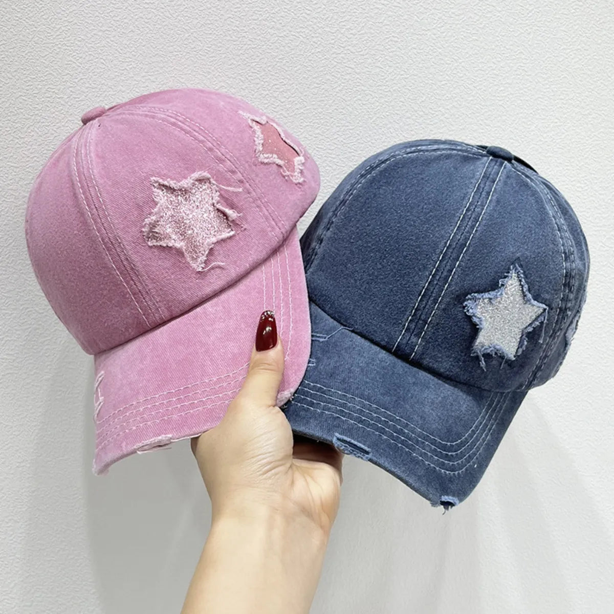 Star Adjustable Baseball Cap-Get You Some Sun