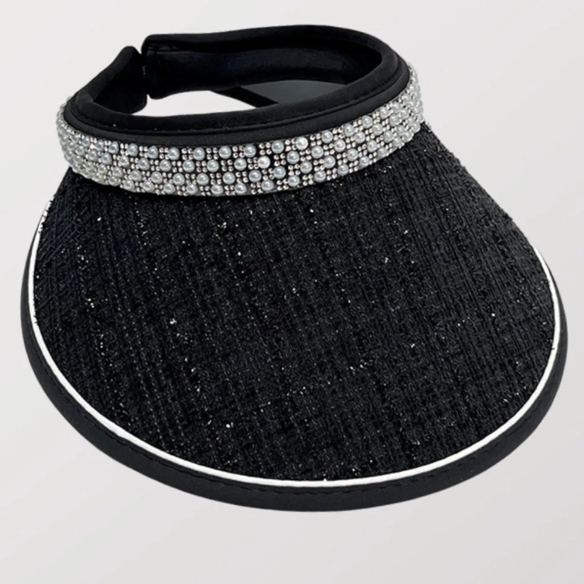 Pearl Detail Sunscreen Hat-Get You Some Sun