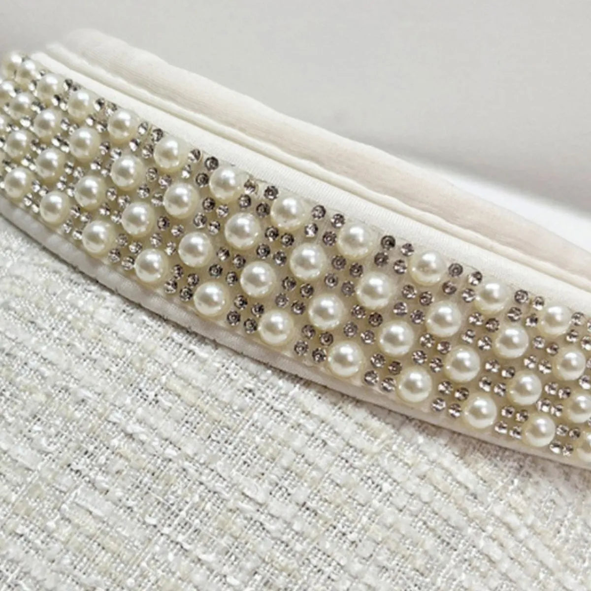 Pearl Detail Sunscreen Hat-Get You Some Sun