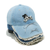 Dog Bow Adjustable Baseball Cap-Get You Some Sun
