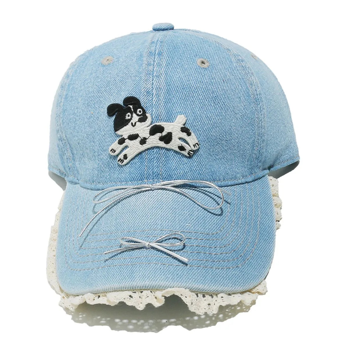 Dog Bow Adjustable Baseball Cap-Get You Some Sun