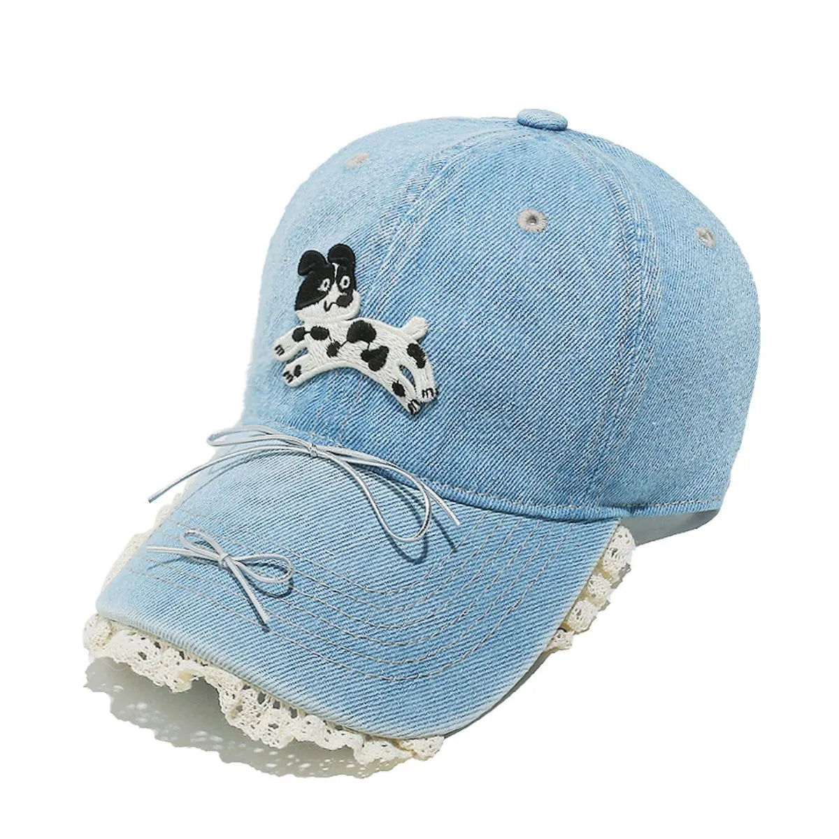 Dog Bow Adjustable Baseball Cap-Get You Some Sun