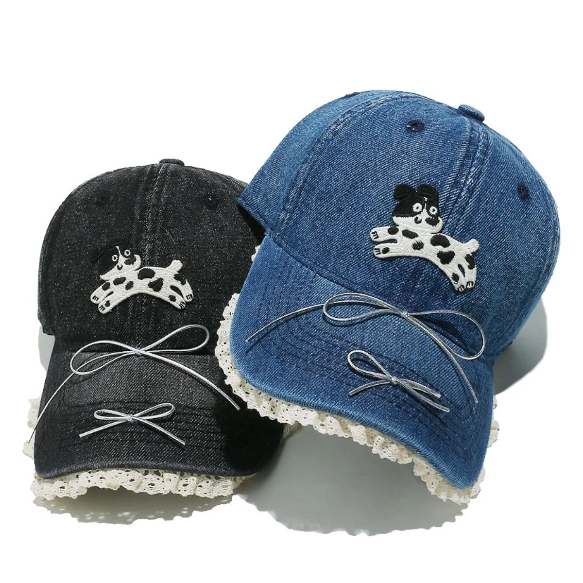 Dog Bow Adjustable Baseball Cap-Get You Some Sun