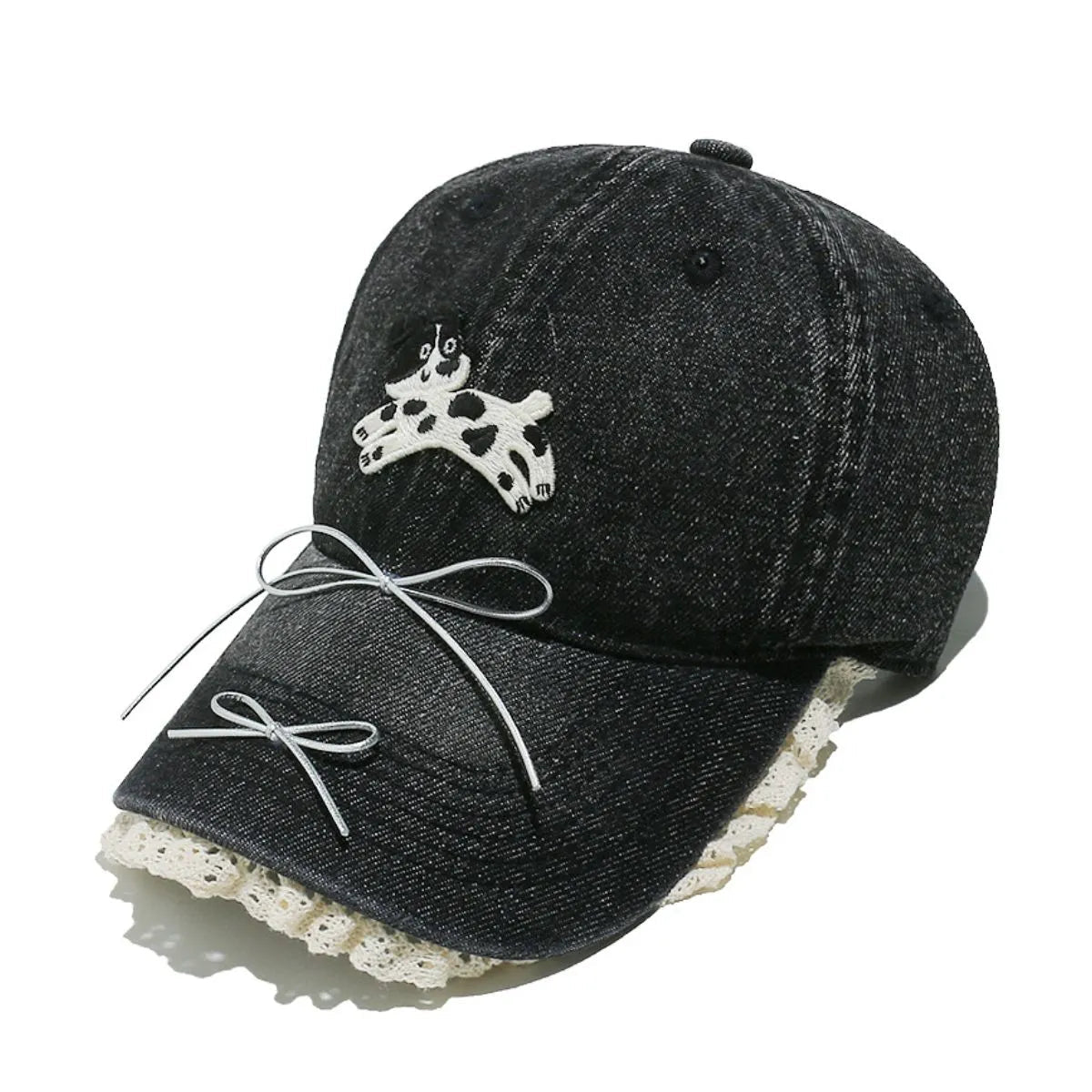 Dog Bow Adjustable Baseball Cap-Get You Some Sun