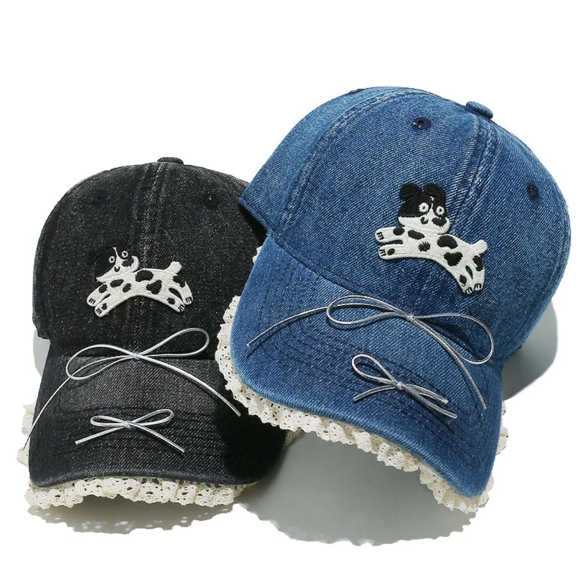 Dog Bow Adjustable Baseball Cap-Get You Some Sun