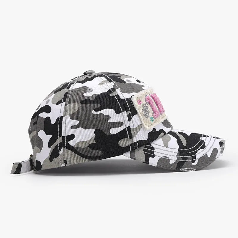 Letter Adjustable Cotton Baseball Cap-Get You Some Sun