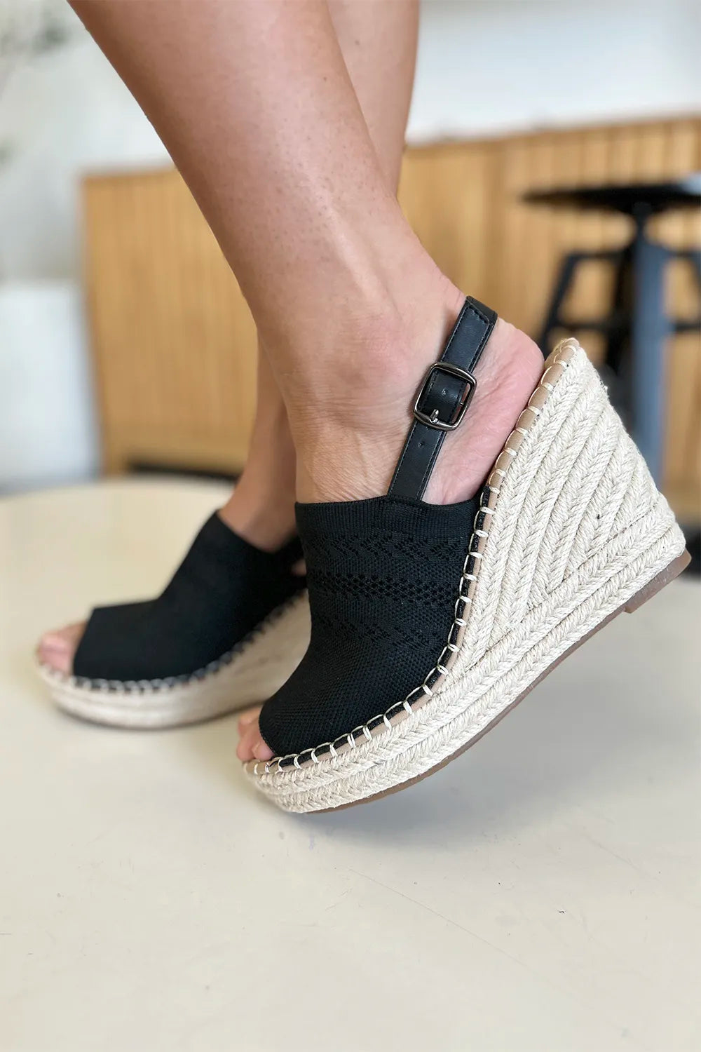 Forever Link Peep Toe High Heel Sandals-Get You Some Sun