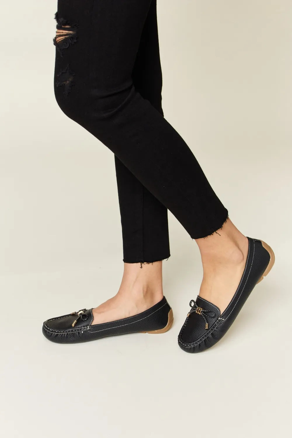 Forever Link Slip On Bow Flats Loafers-Get You Some Sun