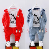 Cotton Children's Clothing Boys Dino Set-Get You Some Sun
