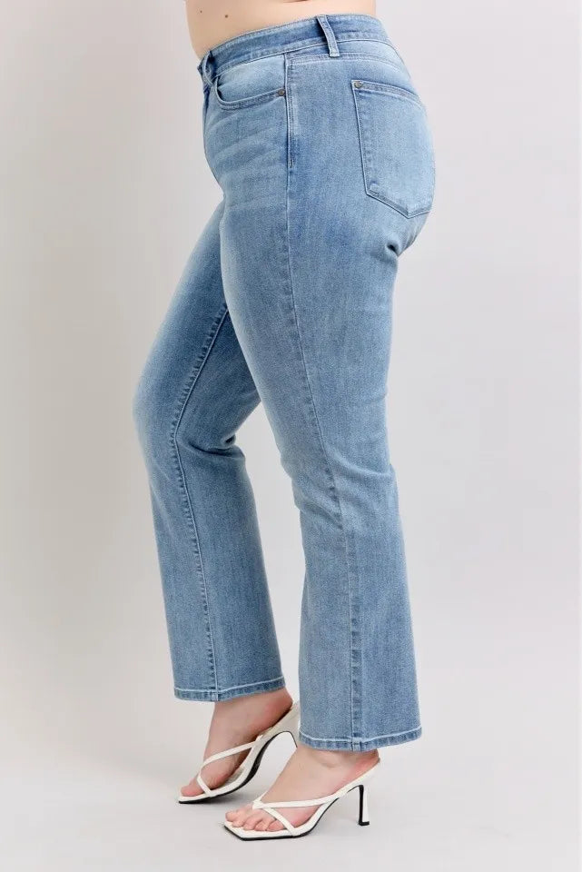 Judy Blue Plus Size High Waist Dad Jeans-Get You Some Sun