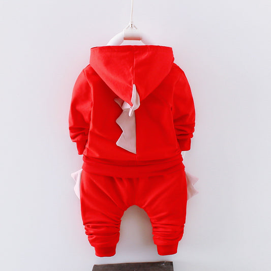 Cotton Children's Clothing Boys Dino Set-Get You Some Sun