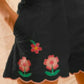SO ME Flower Embroidered Tank Top and Shorts Set
