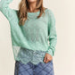 J.NNA Lace Detail Long Sleeve Knit Top-Get You Some Sun