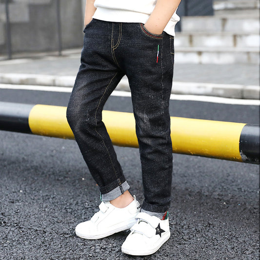 Boys' denim trousers, new style,-Get You Some Sun