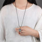Retro Reiki Healing Energy Crystal Pendant Natural Stone 