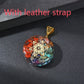 Retro Reiki Healing Energy Crystal Pendant Natural Stone 