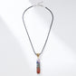 Retro Reiki Healing Energy Crystal Pendant Natural Stone 