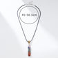 Retro Reiki Healing Energy Crystal Pendant Natural Stone 