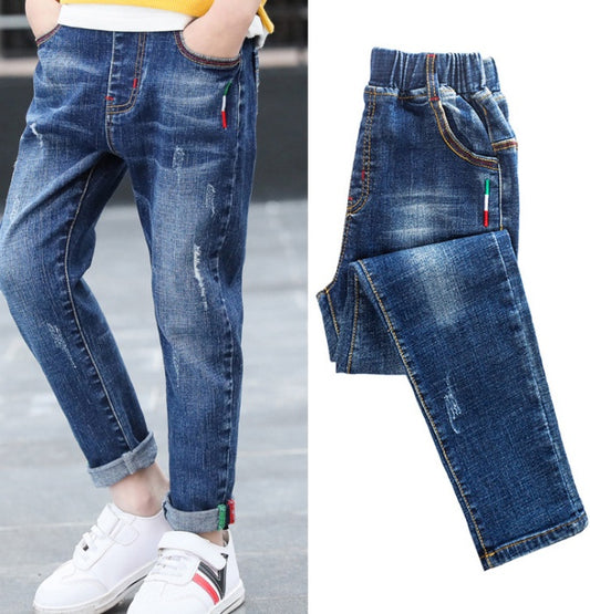 Boys' denim trousers, new style,-Get You Some Sun