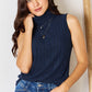 Basic Bae Full Size Ribbed Turtleneck Tank-Get You Some Sun