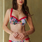 Davi & Dani Flower Print Ruffled Bikini Set-Get You Some Sun