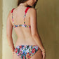 Davi & Dani Flower Print Ruffled Bikini Set-Get You Some Sun