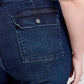 Judy Blue Plus Size High Waist Back Flap Pocket Denim Shorts