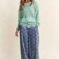 J.NNA Lace Detail Long Sleeve Knit Top-Get You Some Sun