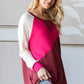HOPELY Color Block Long Sleeve T-Shirt-Get You Some Sun