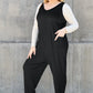 Double Take Full Size Sleeveless Straight Jumpsuit-