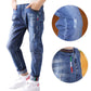 Boys' denim trousers, new style,-Get You Some Sun