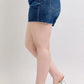Judy Blue Plus Size High Waist Criss-Cross Waistband  Shorts