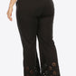 Plus Size Openwork Elastic Waist Pants-Get You Some Sun