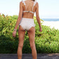 Davi & Dani Ruffled Adjustable Straps Bikini Set-