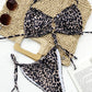 Frill Trill Halter Neck Bikini Set-Get You Some Sun