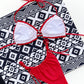 Frill Trill Halter Neck Bikini Set-Get You Some Sun