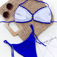 Frill Trill Halter Neck Bikini Set-Get You Some Sun
