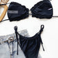 Frill Trill Halter Neck Bikini Set-Get You Some Sun