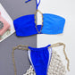 Chain Detail Halter Neck Bikini Set-Get You Some Sun
