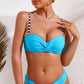 Printed Ruched Bikini Set-Get You Some Sun